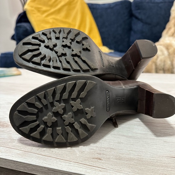 Brown Leather Ankle Boots - Picture 6 of 7